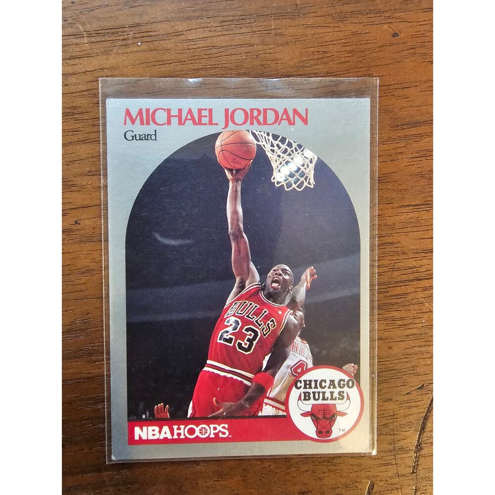 Michael Jordan 1990-1991 NBA Hoops #65 - Chicago Bulls - NBA